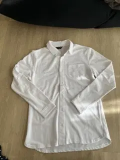 COMME CA ISM ホワイト長袖シャツ