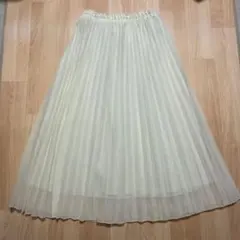 earth music&ecology プリーツスカート アイボリー サイズF