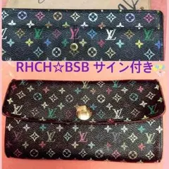 RHCPサイン★ルイヴィトン　マルチカラーブラック財布★