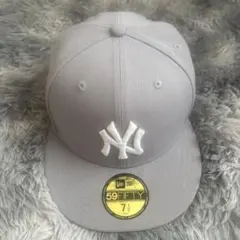 New Era 59FIFTY グレー ベースボールキャップ 7 1/2
