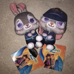 ズートピア2 ＆youマスコット　ジュディ・ホップス×2