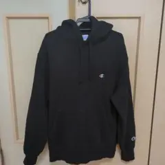Champion ブラック パーカー Mサイズ