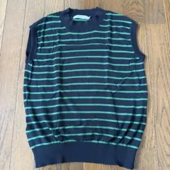 AMERICAN HOLIC ボーダーニットベスト M