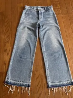 ZARA ブーツカットデニム 30サイズ デニムグラデーション フレアパンツ 