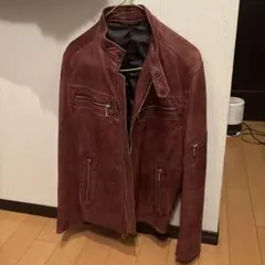 アバハウス　シングルライダースジャケット　羊革