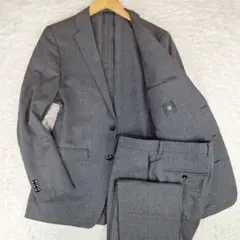 美品✨スーツセレクト　ビジネススーツ　セットアップ　千鳥格子　Y6　W80