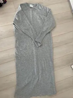 チャオパニックティピー　PON グレー　ロングワンピース