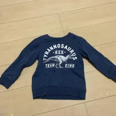 恐竜プリント ネイビー トレーナー 98/104