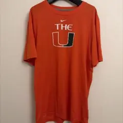 【Nike】Miami大学　ncaa Tシャツ　オレンジ