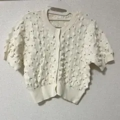 ツブドット半袖カーディガンのサムネイル