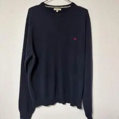Burberry ネイビー クルーネックセーター L