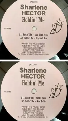 Sharlene Hector 『Holdin' Me』Club系12インチ