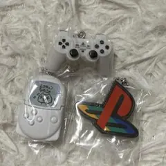 PlayStation　ミニチュアチャーム付きビスケット プレステ 3点セット