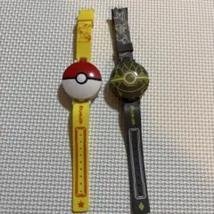 ポケモンモンスターボールウォッチ レックウザ、ピカチュウセット