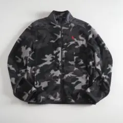 ラルフローレン　フリース　ブルゾン　カモフラ柄　ポニー刺繡　美品