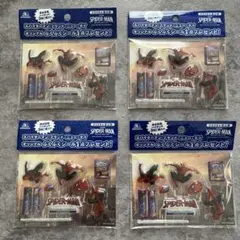 森永製菓 スパイダーマン ぷくぷくシール 4枚セット 비매품