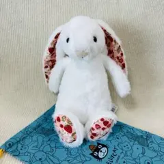 Jellycat Cream Blossom Bunny 'Berry'(M)