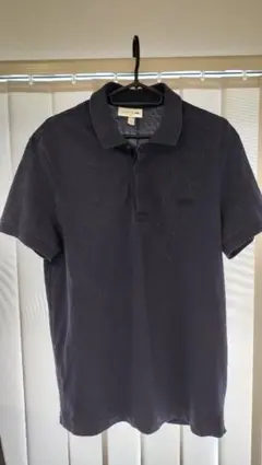 LACOSTE ラコステ 濃紺 ポロシャツ 同色ロゴ サイズ4 日本Lサイズ相当