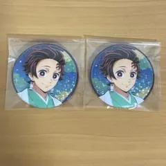 鬼滅　ホログラム　缶バッジ　炭治郎