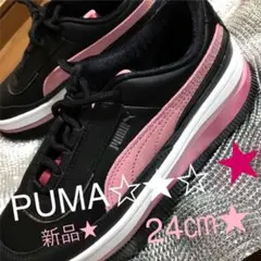 ☆PUMAプーマ☆DevaMixed MetallicWn's厚底スニーカー24