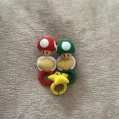 スーパーマリオ　ファッションリング　コレクション　ガチャ