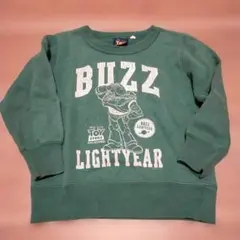 トイ・ストーリー♡トレーナー110cm ヒビ割れ加工♡古着好きに　スウェット