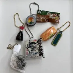 食品　ミニチュア　寿司　調味料　カプセルトイセット