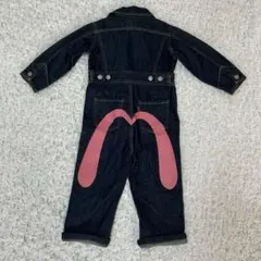 【EVISU】エビスオールインワンツナギキッズ2 ビッグカモメ日本製