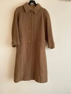 Aquascutum アカスキュータム ロングコート カシミア混 M 難あり