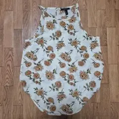 FOREVER 21 花柄 ノースリーブ トップス