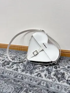 Dr. Martens ハート型ショルダーバッグ ホワイト レザー