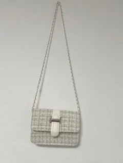 ツイードショルダーバッグ