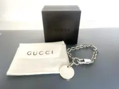 GUCCI ブレスレット サークルプレート SV925 BOX 保存袋付き - メルカリ