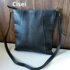 cisei シセイ レザー 2way ショルダーバッグ 茶色(ブラウン) - メルカリ