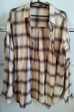 GU チェックシャツ