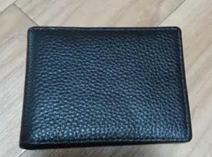 【新品未使用】二つ折り財布 ブラック メンズ