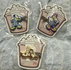 ディズニーキャラクター ヘアクリップ3個セット