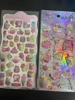 シャカシャカ　ぷっくりシールセット