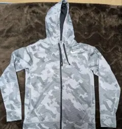 Nike グレー迷彩 フルジップジャケット S