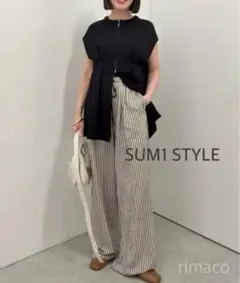SUM1 STYLE◆タックジップベスト スミスタイル イアパピヨネ ジレのサムネイル