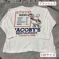 ブランシェス ホワイト長袖 Tシャツ 130cm