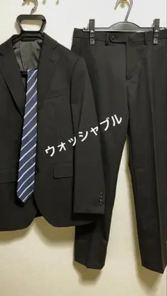 Mr.JUNKOウォッシャブル　リクルートスーツ person'sネクタイ付き