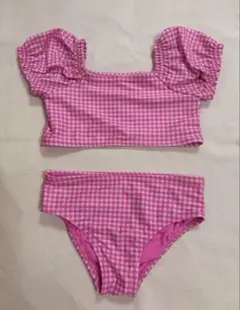 GAP 水着 110cm ピンク ギンガムチェック