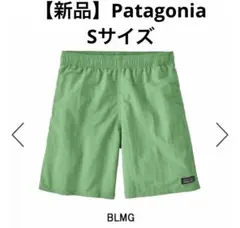【新品未使用】限定カラー※パタゴニア　キッズ・バギーズ・ショーツ7インチグリーン