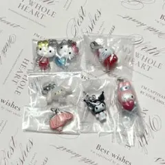 サンリオ ガチャガチャ めじるしアクセサリー 他 6点セット