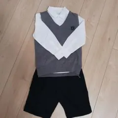 COMME CA ISM セーターとショートパンツセット 130cm