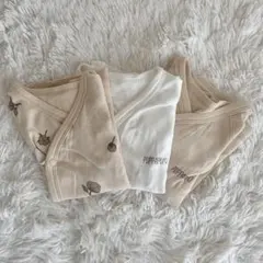 PUPPAPUPO ベビー新生児肌着 3枚セット