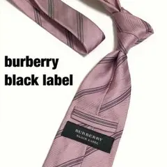 【廃盤】バーバリーブラックレーベル シルク ネクタイ 剣幅8センチ 日本製