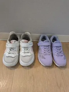 19cm スニーカー2足セット！イフミー & アシックス キッズ