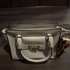 グレー ショルダー＆ハンドバッグ